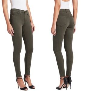 FRAME Le Skinny De Jeanne Forest Green Jeans